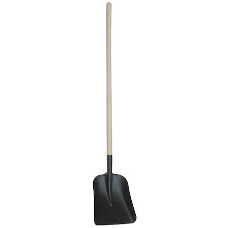 Standard Scoop Square Point Shovel, 16 ga Not Applicable Blade, Steel Blade, Forward Turn Step