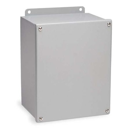 Captive Screws Electrical Enclosures, 10 in H, 6 in D, 8 in W, 12, 13, Steel