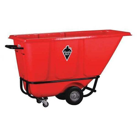 Tilt Truck,Std,1/2 cu yd,850 lb.,Red