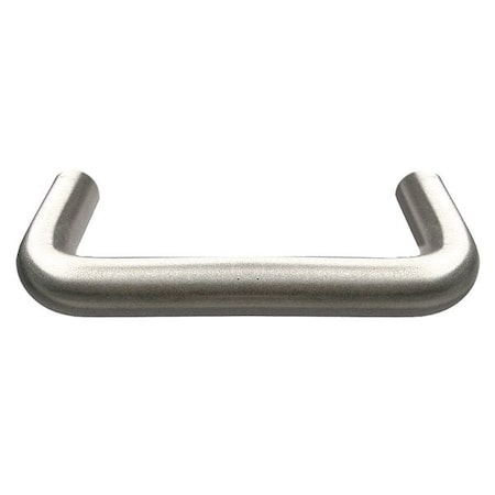 Pull Handle, 6-19/64 In. H, Matte, Threaded Holes