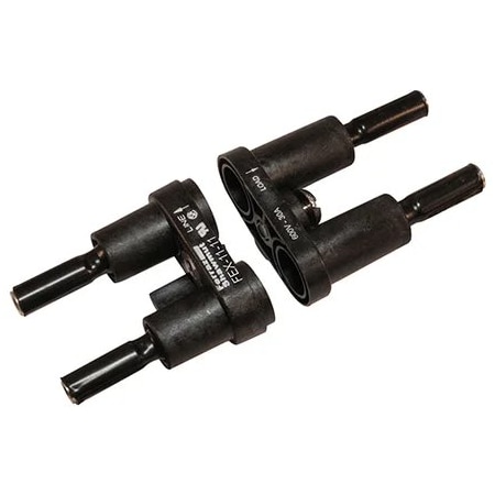 Fuse Holder, 0 to 30A Amp Range, 600V AC/DC Volt Rating, 2 Poles, Crimp