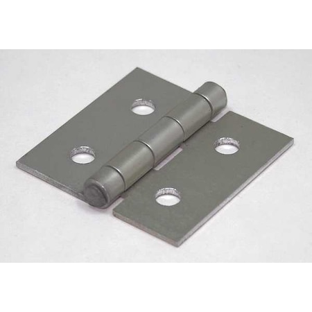 Butt Hinge, Aluminum, 2 in Leaf W x Anodized