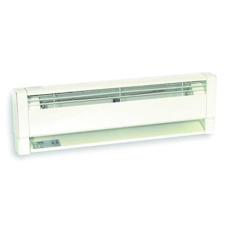 70" Hydronic Electric Baseboard Heater, White, 1125/1500W, 208/240V