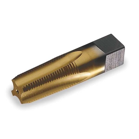 Pipe Tap, 1/8"-27, Taper, 4 Flutes, NPT