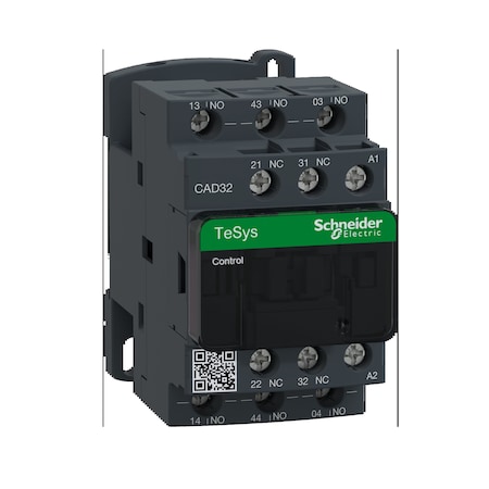 IEC Control Relay,3NO/2NC,120VAC,10A