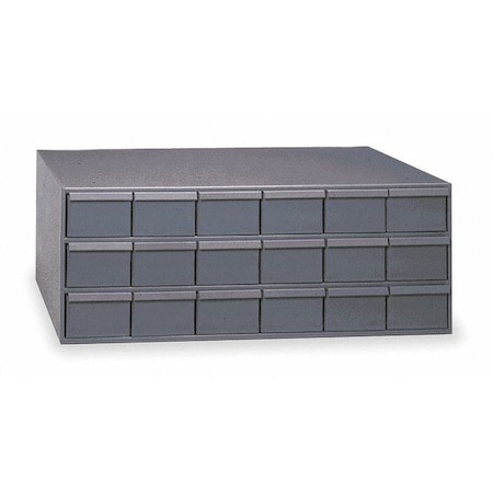 Prime Cold Rolled Steel, Drawer Bin Cabinet, 12 1/4 in D x 17 in H x 33 3/4 in W