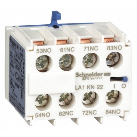 IEC Contact Block,10A,2NC,2NO