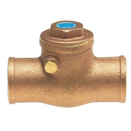 1" Sweat Low Lead Bronze Spring Check Valve