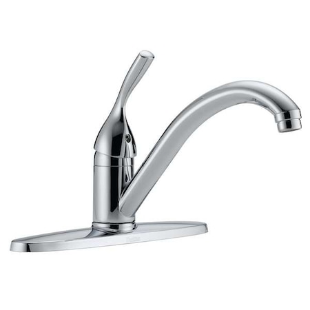 Low Arc Kitchen Faucet, Manual, 8" Mount, 3 Hole Commercial