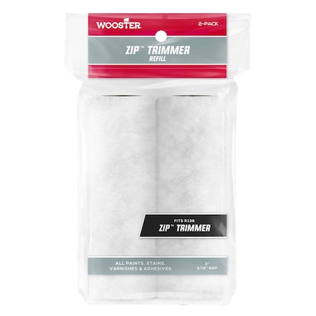 3" Mini Paint Roller Cover, 3/16" Nap, Woven