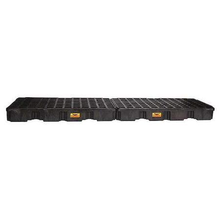 Spill Deck, 60 gal Spill Capacity, 4 Drums, 10,000 lb Load Capacity, Polyethylene