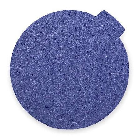 PSA Sanding Disc, ZircAlO, Cloth, 5in, 120G