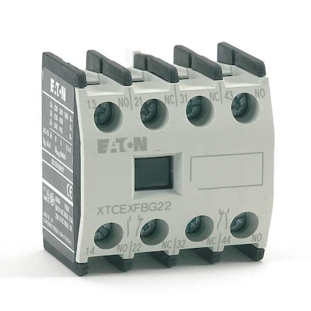 Frnt Aux Seq B,2NO/2NC,For XT Frame D-G