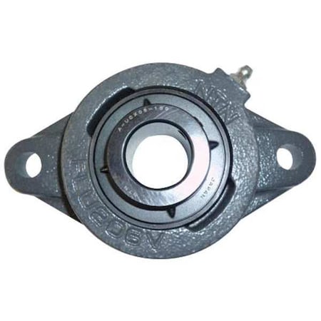 Flange Bearing, 2-Bolt, Ball, 1-15/16" Bore