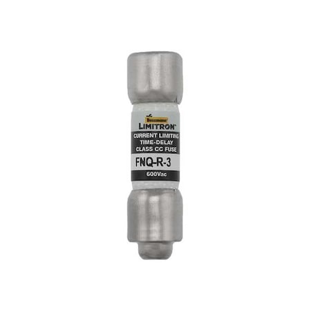 CC Class, Time-Delay, 3A, 600V AC, Non-Indicating