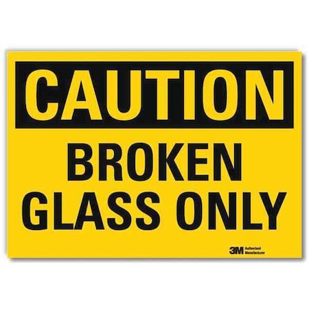Safety Sign, 5 in H, 7 in Width, Reflective Sheeting, Horizontal Rectangle, English, U4-1095-RD_7X5
