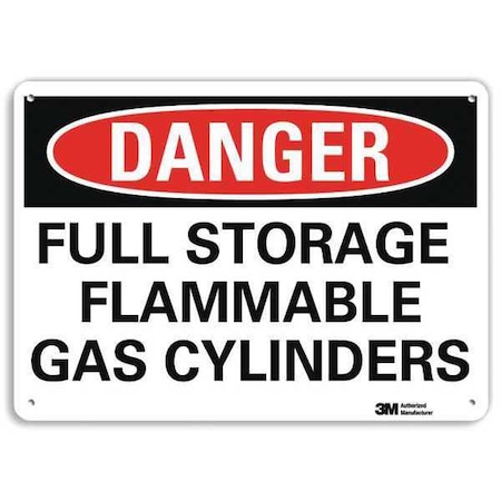 Danger Sign,4 Hole Mount,10in W x 7in H, U3-1525-RA_10X7