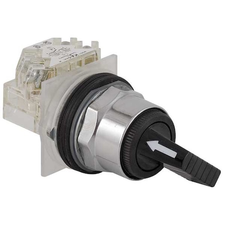 Non-Illum Selector Switch,Cam E,30mm,10A