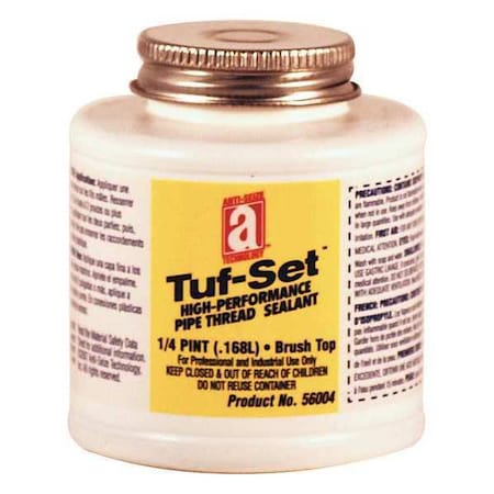 Pipe Thread Sealant 4.8 fl oz, Brush-Top Can, Blue, Paste