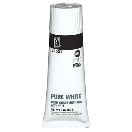 Anti Seize,Food Grade,3 oz,Tube