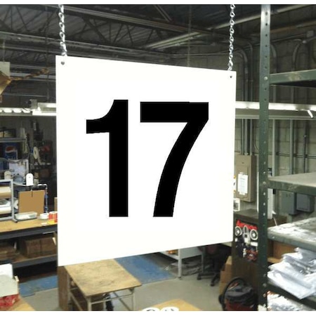 Hanging Aisle Sign,Legend 17