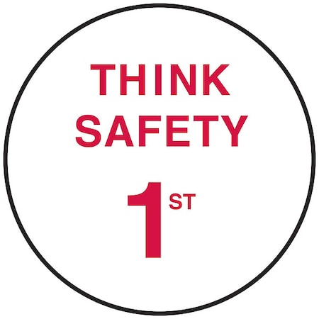 Hard Hat Emblem Labl,2in. dia.,Vinyl,PK4, 42283
