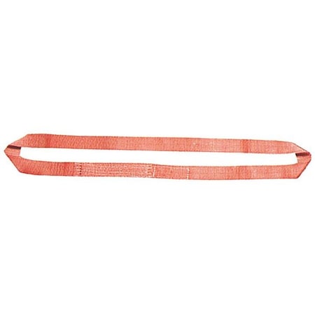 Web Sling, Type 5, 8 ft L, 2 in W, Nylon, Yellow