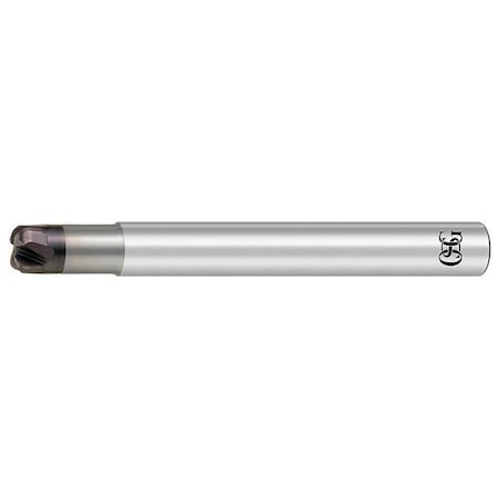 End Mill, Carbide, WXS, 12mm, 4FL, Corner Rad