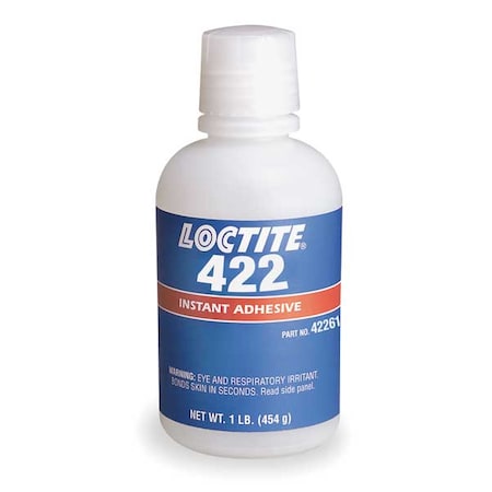 Instant Adhesive, 422 Series, Clear, 1 lb, Bottle