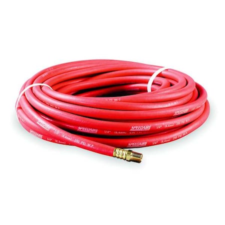 1/4" x 50 ft Nitrile Coupled Air Hose 250 psi RD