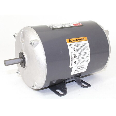 Three-Phase General Purpose Motor, 1/3 HP, 48 Frame, 208-230/460V AC Voltage, 1,725 Nameplate RPM
