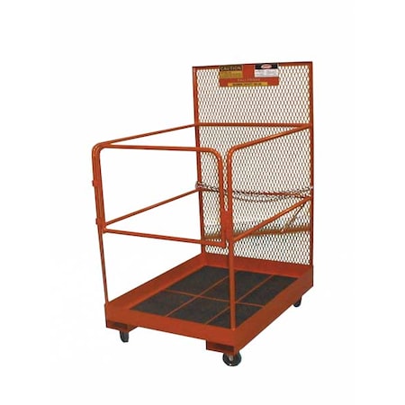 Liftable Work Pltfrm,Fork Lft,Stl,6 In H