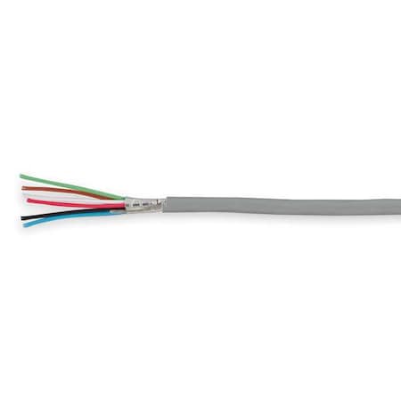 Comm Cable, Shielded, Riser, 18/6,  500 Ft.