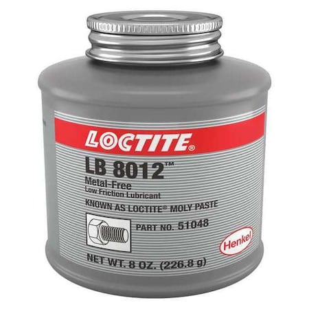 Anti Seize,Moly Paste,8oz. Brush Top Can LB 8012(TM) MOLY PASTE