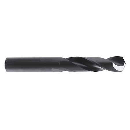 Screw Machine Drill Bit, 7/32 in Size, 135  Degrees Point Angle, High Speed Steel, Spiral Flute