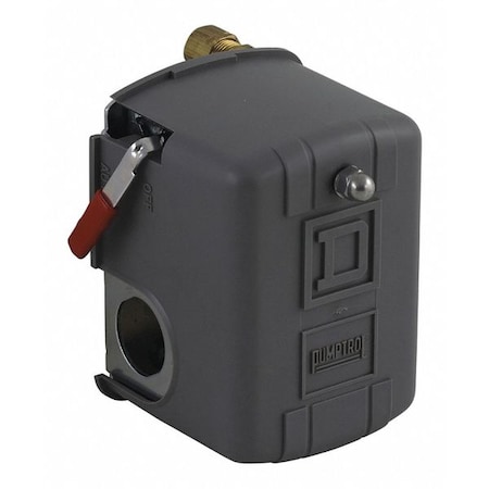 A/C Pressure Switch, Standard, DPST, 1 Ports, 1/4" FNPS, 40 to 150 psi Range, Polypropylene