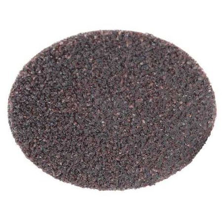 Quick-Change Sanding Disc, TR, 2 in Dia, Aluminum Oxide,36 Grit, YF, Coated, 361F, 50 PK