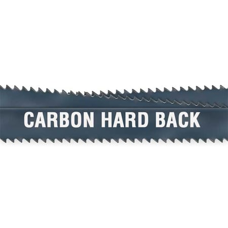 Band Saw Blade, 5 ft. 4 in L, 1/2" W, 14 TPI, Carbon Steel, 0.025" Thick