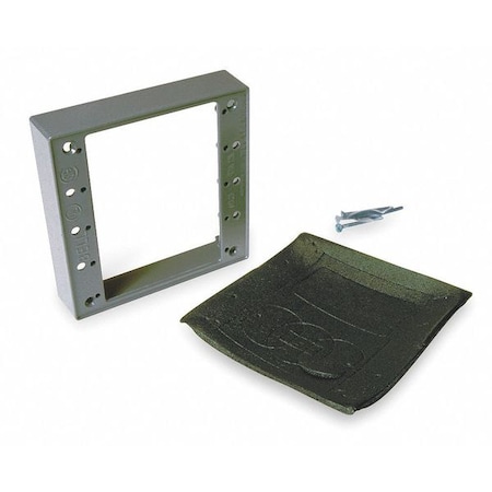 Extension Box, 2 Gangs, Aluminum