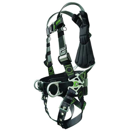 Revolution(R) Full Body Harness, L/XL, 400 lb., Quick-Connect Chest/ Tongue Leg Straps