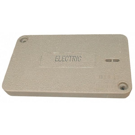 Underground Enclosure Cover, Electric Logo, 2 in. H x 11 in. W x 18 in. L, 15000 lb