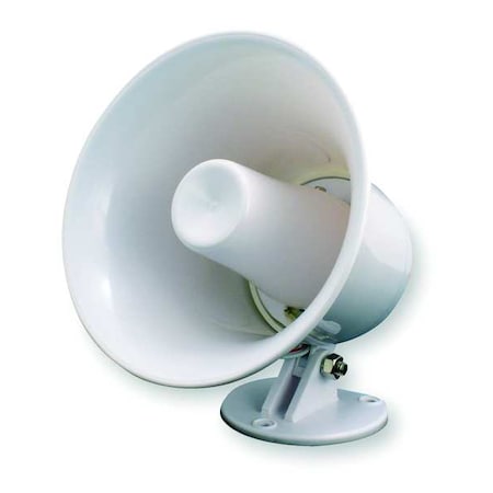 PA Horn, Weatherproof, White, 10 W