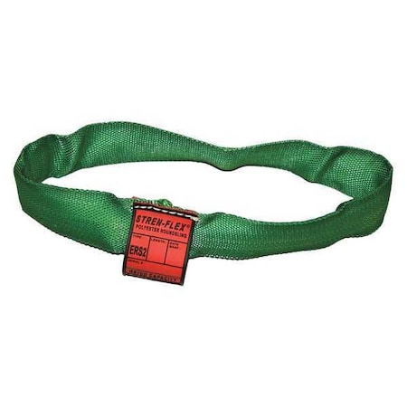 Round Sling,Endless,Green,12 ft. L
