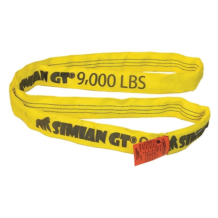 Round Sling,Endless,1-1/8in. Dia,3ft. L
