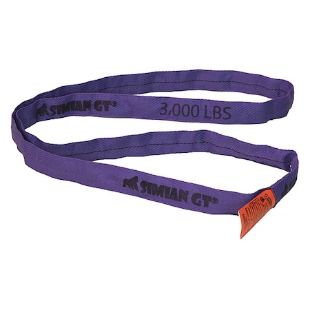 Round Sling,Endless,5/8in. Dia,12ft. L