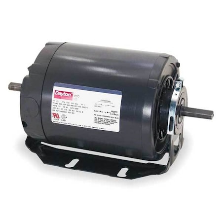 Tool Motor, 2-Shaft, 1/2hp, 3450rpm, 115V