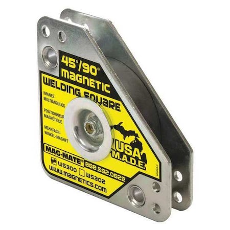 Magnetic Welding Square,3-3/4in.L,60 lb.