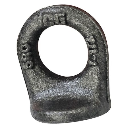 Eye Bolt With Shoulder, 1 in ID, Steel, Powder Coat