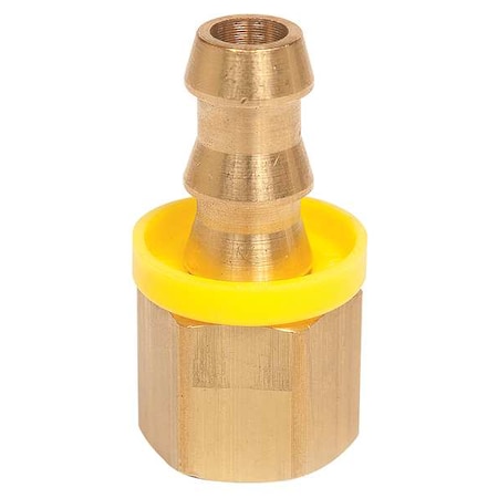 Hose Fitting,1/2 In. ID,1/2-14,(F)NPT