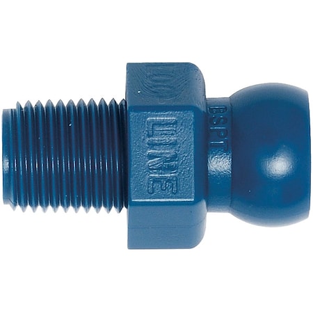 BSPT Connector,1/8 In,PK4